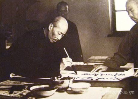 鄭孝胥《三友圖軸》欣賞