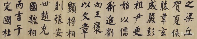 董其昌《行楷書仿顏真卿法倪寬贊傳》卷