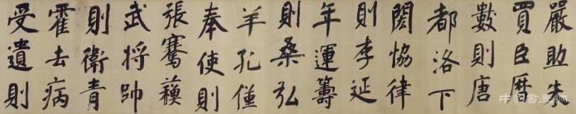 董其昌《行楷書仿顏真卿法倪寬贊傳》卷