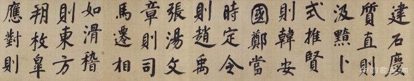 董其昌《行楷書仿顏真卿法倪寬贊傳》卷