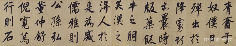 董其昌《行楷書仿顏真卿法倪寬贊傳》卷