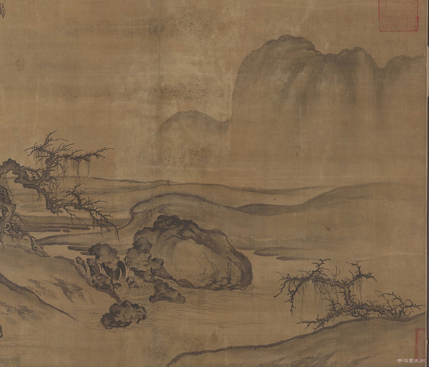 宋 郭熙《窠石平遠圖》軸