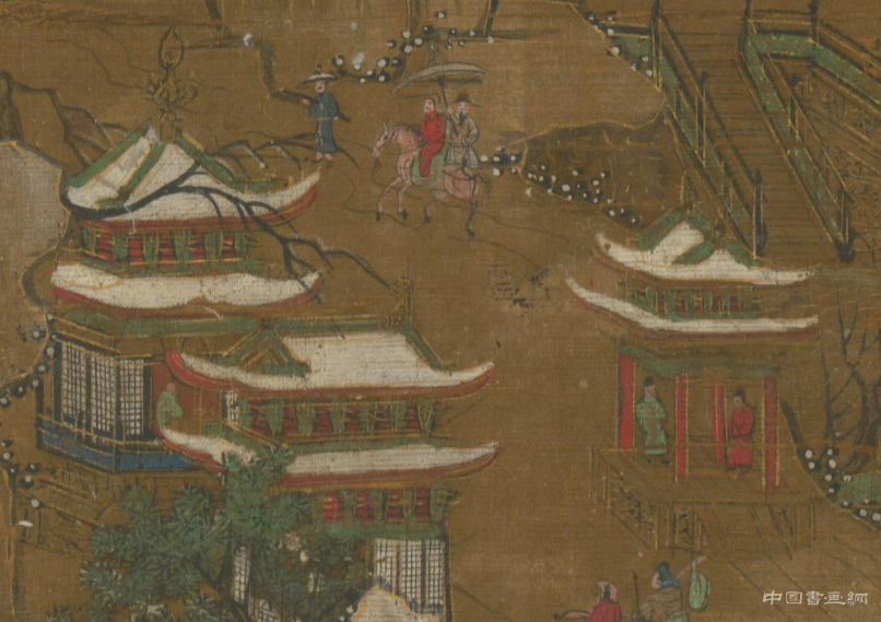 南宋 佚名《京畿瑞雪圖》紈扇