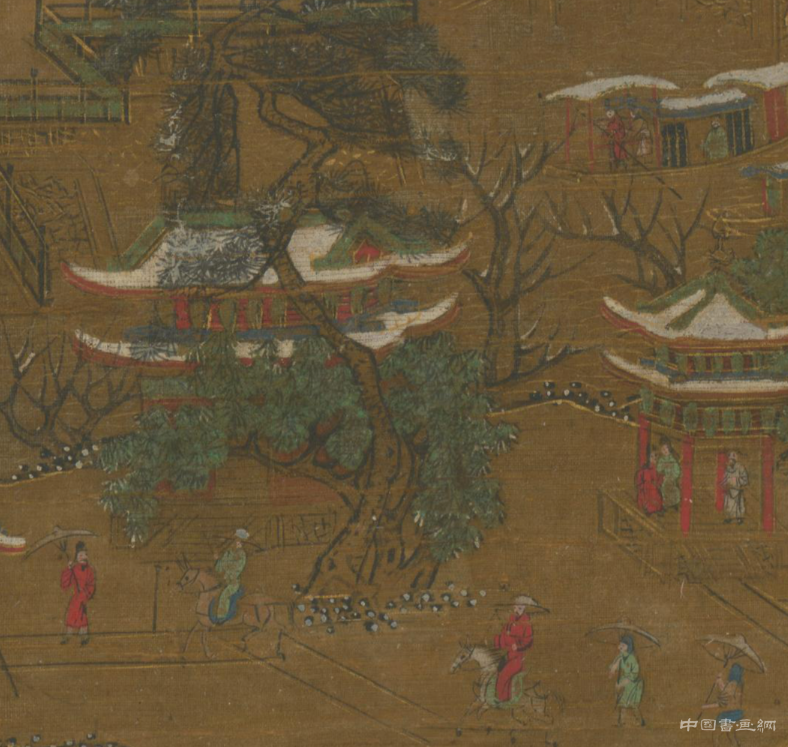 南宋 佚名《京畿瑞雪圖》紈扇