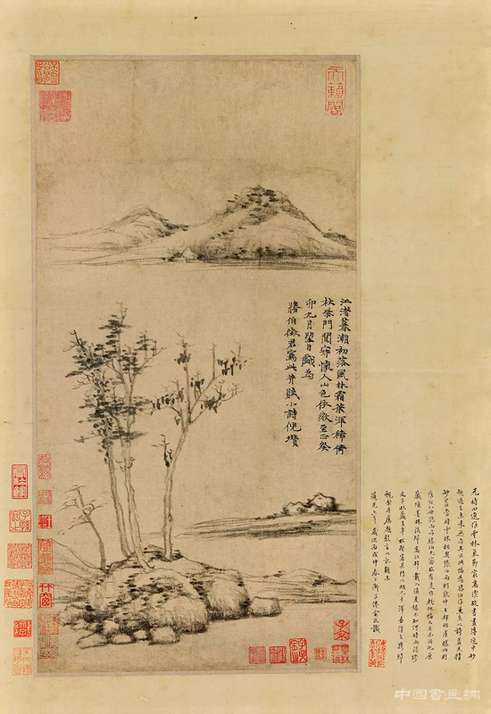 中國古代山水畫賞讀:元代山水畫
