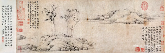 中國古代山水畫賞讀:元代山水畫