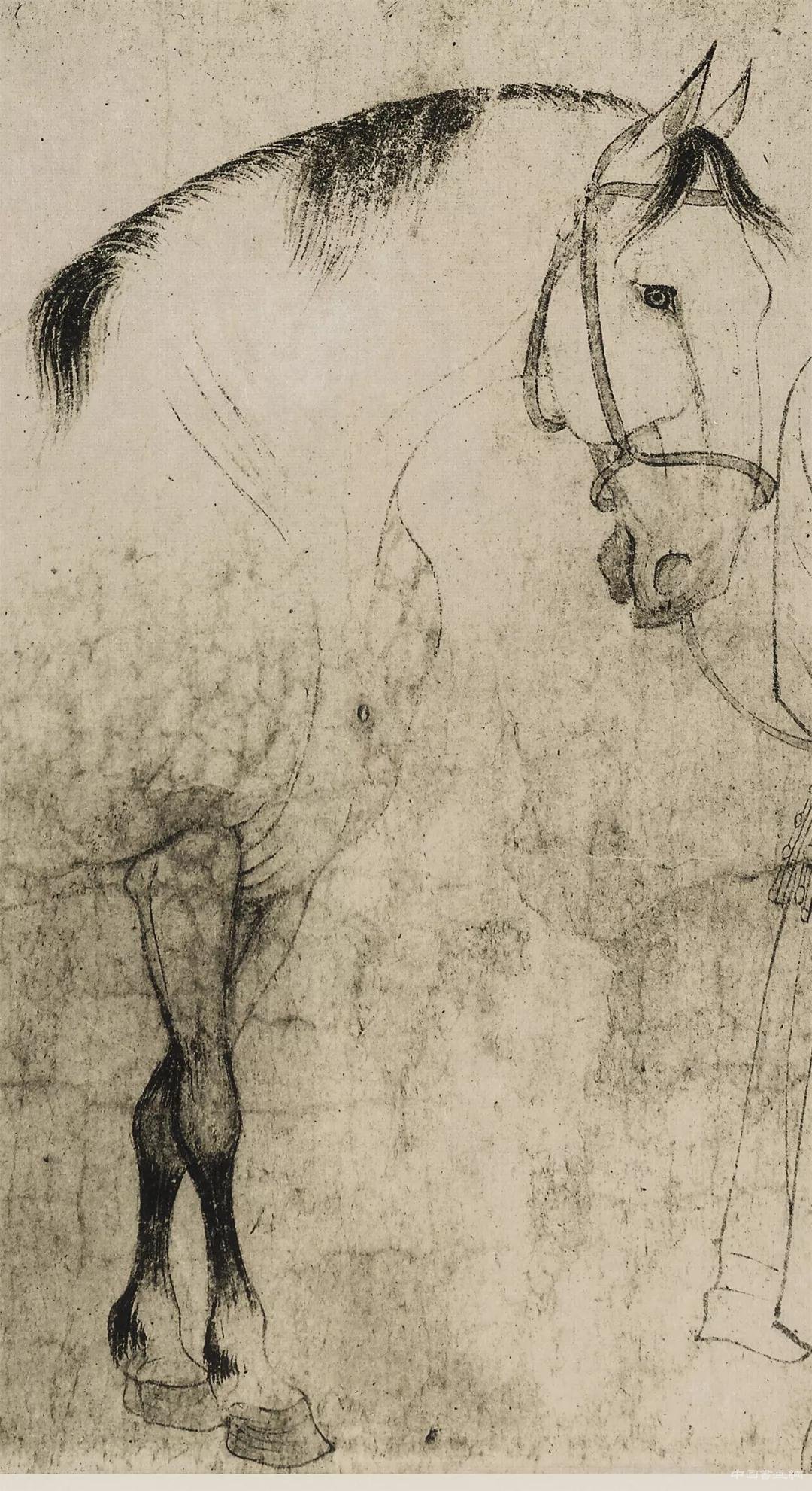 宋 李公麟《五馬圖卷》