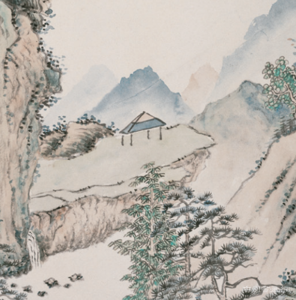 清逸靜雅 徐世昌《春山圖》