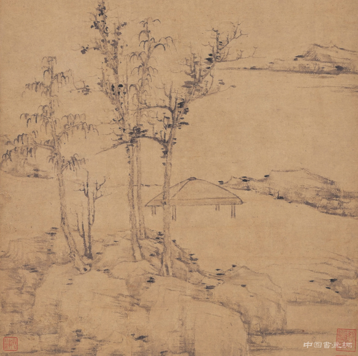 倪瓚筆下的清寂與孤傲