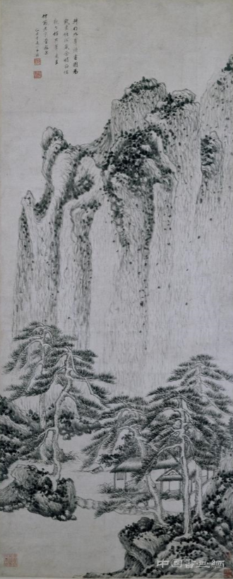 閉門即是深山 讀書隨處凈土：吳昌碩《山水》