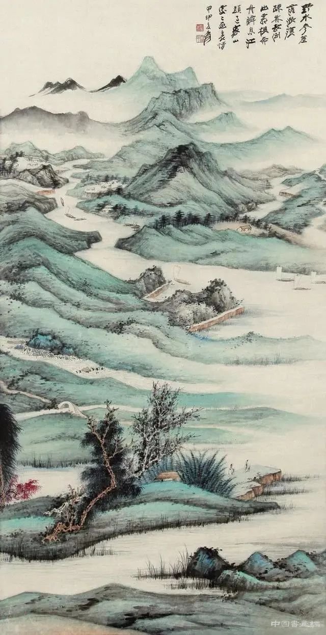 張大千:畫山水可以提高人之思想,培養人之情操