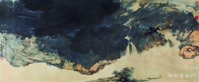 淺聊張大千潑墨潑彩山水藝術價值和收藏行情