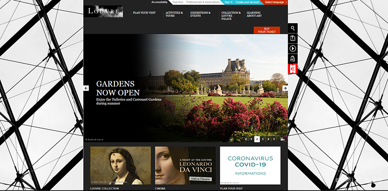 法國盧浮宮藝術博物館重新對公眾開放