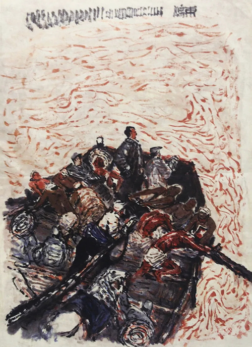  石魯巔峰之作《東渡》定稿現(xiàn)身華藝國(guó)際（北京）首拍