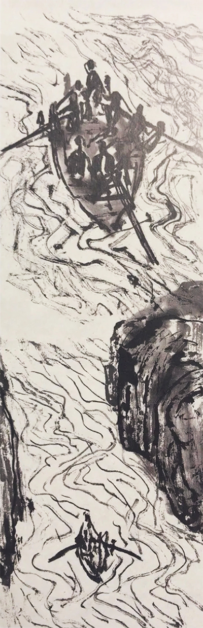  石魯巔峰之作《東渡》定稿現(xiàn)身華藝國(guó)際（北京）首拍