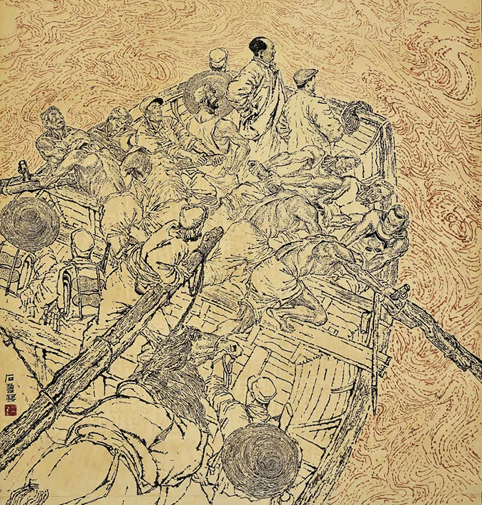 石魯巔峰之作《東渡》定稿現(xiàn)身華藝國(guó)際(北京)首拍