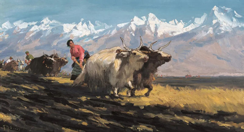 “美在耕耘:中國美術館2021新年大展”吉迎瑞牛