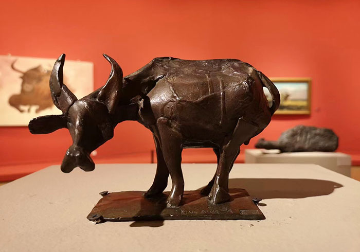 “美在耕耘:中國美術館2021新年大展”吉迎瑞牛