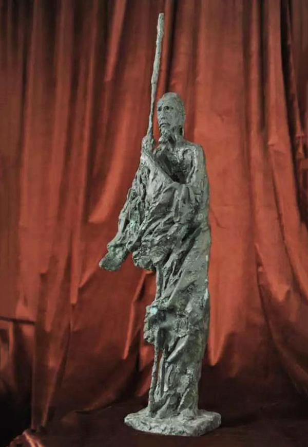 《杜甫立像》（鑄銅）