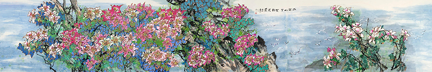 百花齊奏交響樂 爛漫芬芳?xì)廛幇海汗鶎Q的花鳥畫藝術(shù)