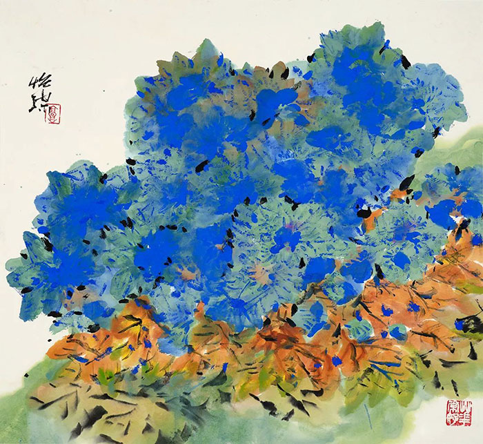 百花齊奏交響樂 爛漫芬芳?xì)廛幇海汗鶎Q的花鳥畫藝術(shù)