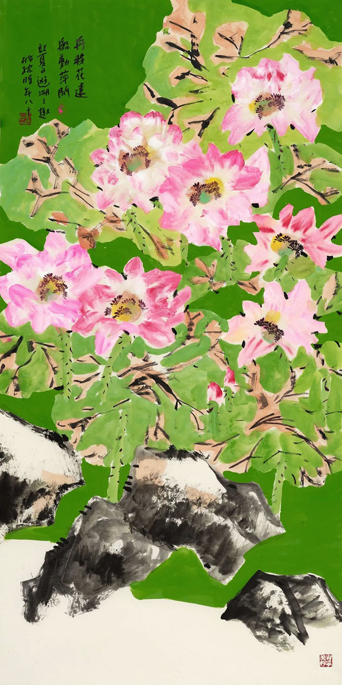 百花齊奏交響樂 爛漫芬芳?xì)廛幇海汗鶎Q的花鳥畫藝術(shù)