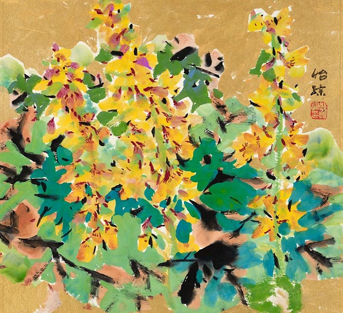 百花齊奏交響樂 爛漫芬芳?xì)廛幇海汗鶎Q的花鳥畫藝術(shù)