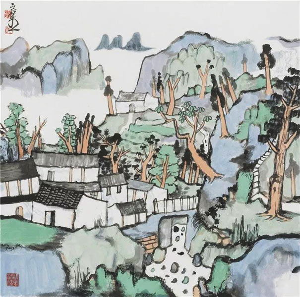 諸家談林容生的繪畫