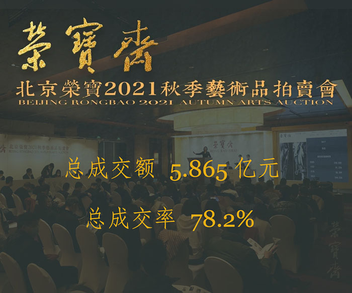 2021秋拍總成交5.865億元
