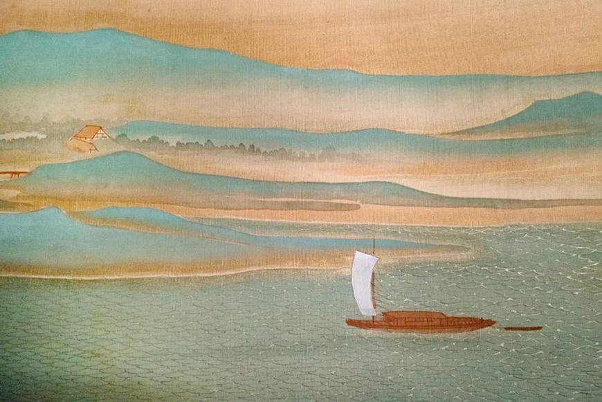 隔江望澄碧 天地與同流:張大千《仿北宋王希孟千里江山圖》