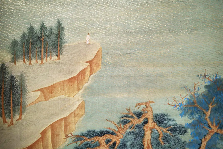 隔江望澄碧 天地與同流:張大千《仿北宋王希孟千里江山圖》