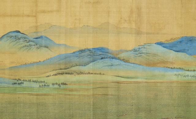 隔江望澄碧 天地與同流:張大千《仿北宋王希孟千里江山圖》