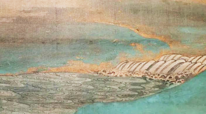 隔江望澄碧 天地與同流:張大千《仿北宋王希孟千里江山圖》