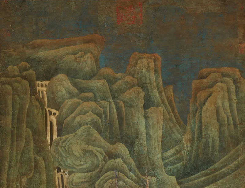 前無古人今無來者 張大千擬古巔峰巨制《連山斷磵圖》