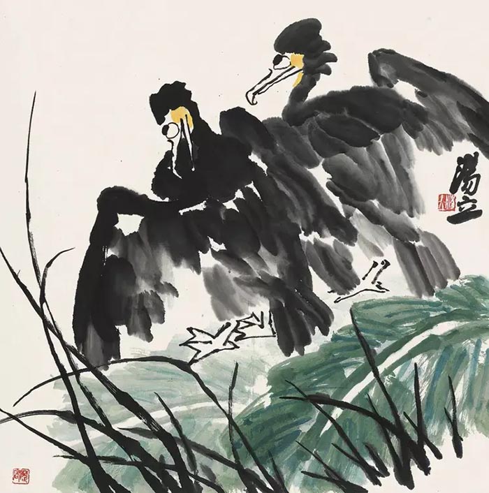 大寫(xiě)意花鳥(niǎo)畫(huà)的文脈傳承:湯文選湯立的東方意象