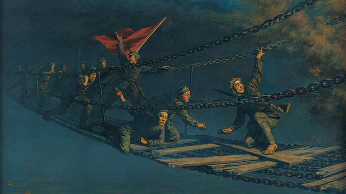  向中國(guó)軍人致敬！隨軍事題材美術(shù)作品走進(jìn)用生命和激情譜寫的壯麗篇章