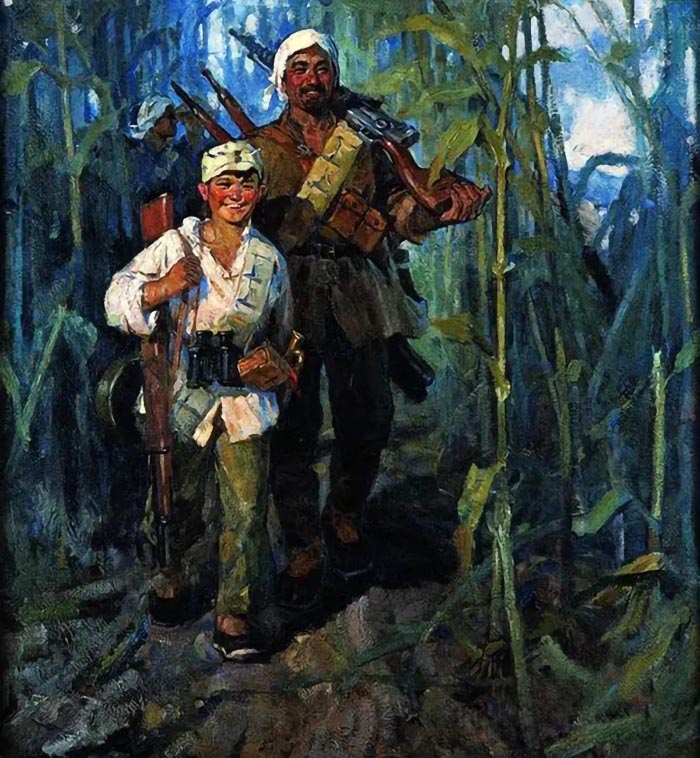  向中國(guó)軍人致敬！隨軍事題材美術(shù)作品走進(jìn)用生命和激情譜寫的壯麗篇章