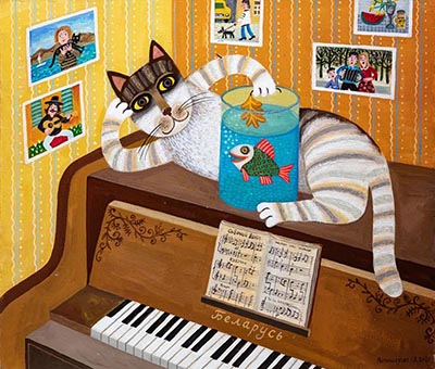 <b>喵趣奇境：白俄羅斯稚拙藝術登錄滬上</b>