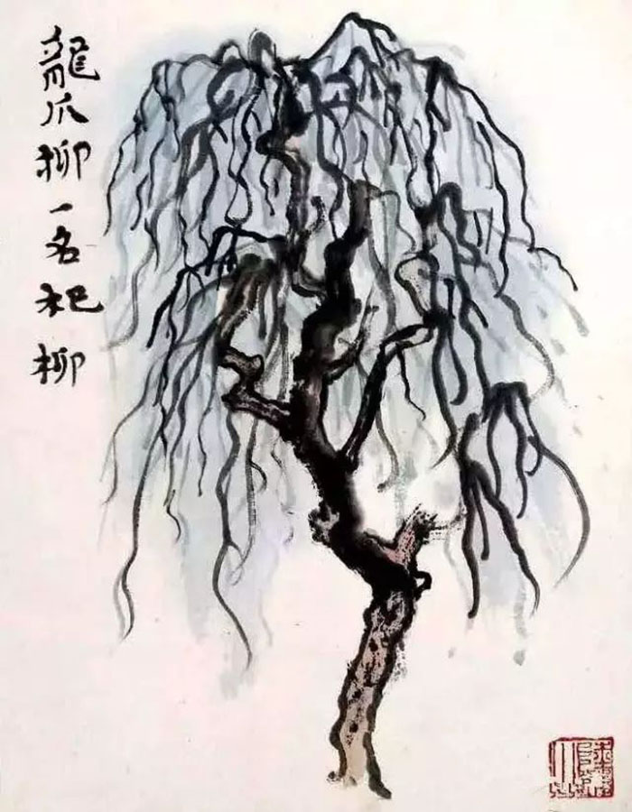 陸儼少課徒稿之樹法