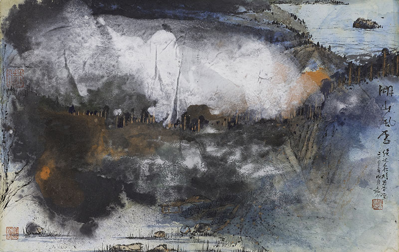 第五屆中國潑彩畫雙年展揭幕