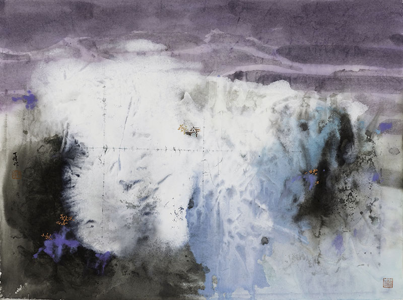 第五屆中國潑彩畫雙年展揭幕