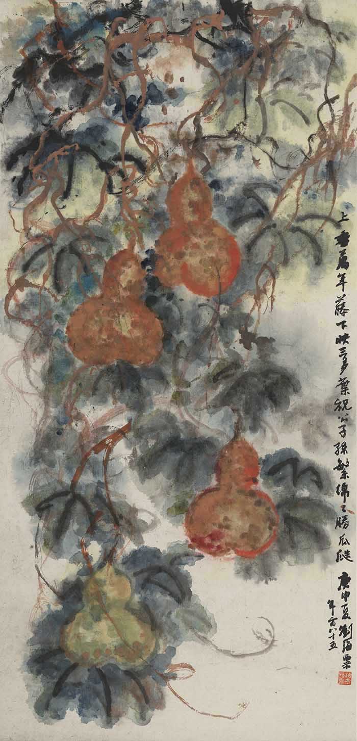 第五屆中國潑彩畫雙年展揭幕