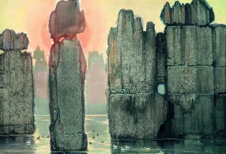 《靜寂的石林湖》