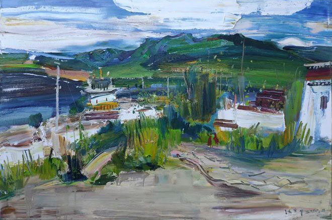 天下黃河:中國百名油畫家主題作品展全國巡展第三站在天津亮相