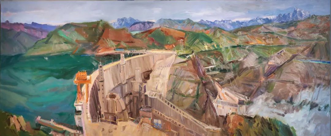 天下黃河:中國百名油畫家主題作品展全國巡展第三站在天津亮相