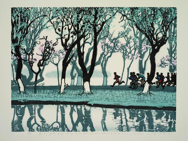 版畫里的江南:陸放藝術晉京展 彰顯江南詩意美