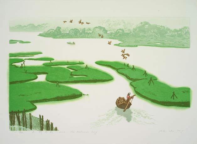 版畫里的江南:陸放藝術晉京展 彰顯江南詩意美