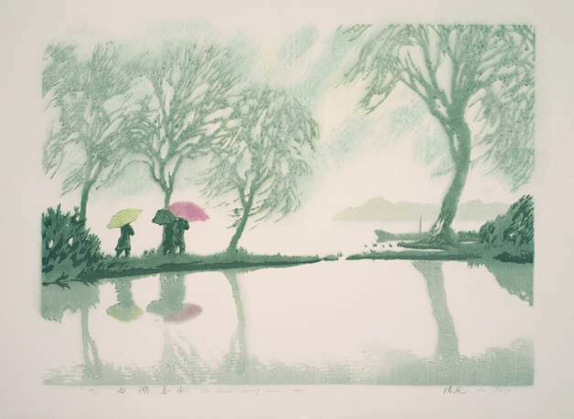 版畫里的江南:陸放藝術晉京展 彰顯江南詩意美