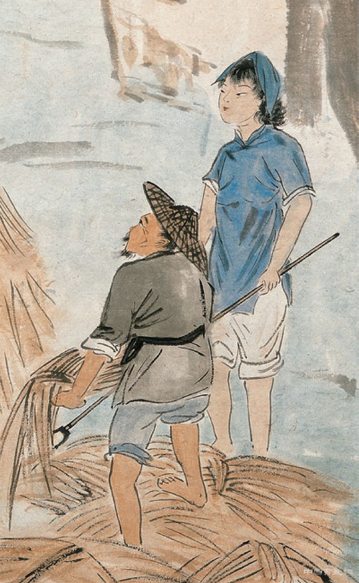 徐悲鴻農(nóng)獲1949年初夏