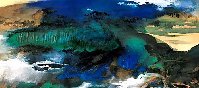 趙無極轉型的靈感來源于張大千